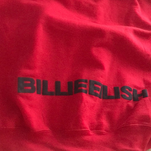 Red Billie eilish hoodie merch - Picture 5 of 6